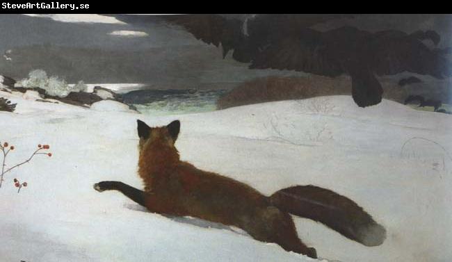 Winslow Homer Fox Hunt (mk44)